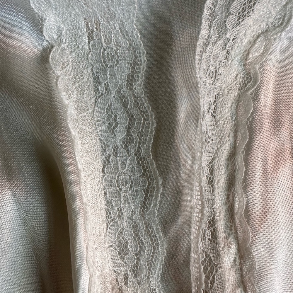Princess Polly Vintage Tie up Top White - Picture 4 of 4